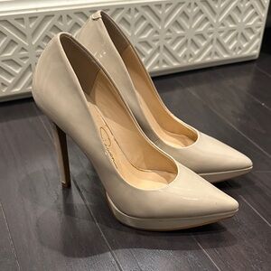 Jessica Simpson Cream Heels